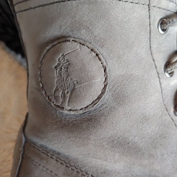 Polo Ralph Lauren Boots Leather Heritage Old Money Equestrian Rugged Outdoors 10 - Picture 6 of 14